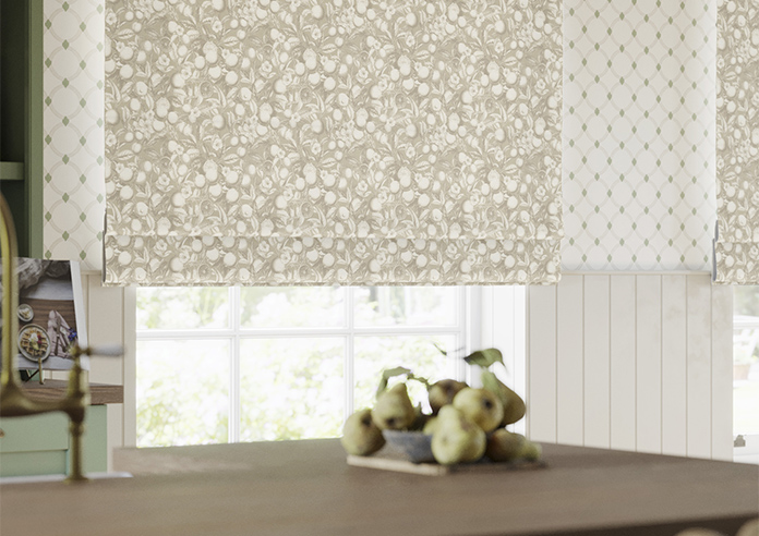 Plum Sketch, Cashmere - Twist&Fit Roman Blind - Image 5